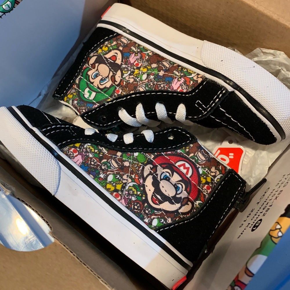 Mario Toddler Vans